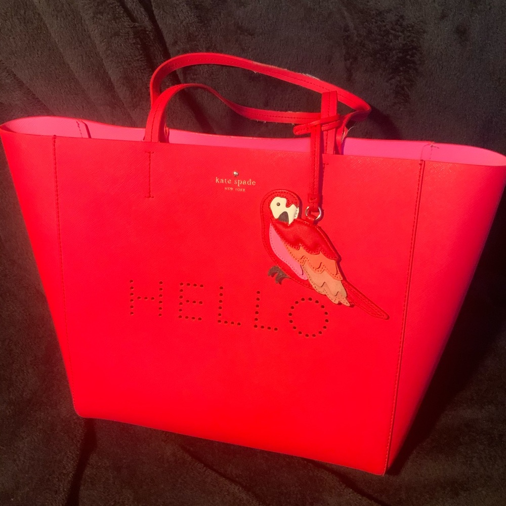 Kate Spade Hello Hallie Perforated Tote Bag
